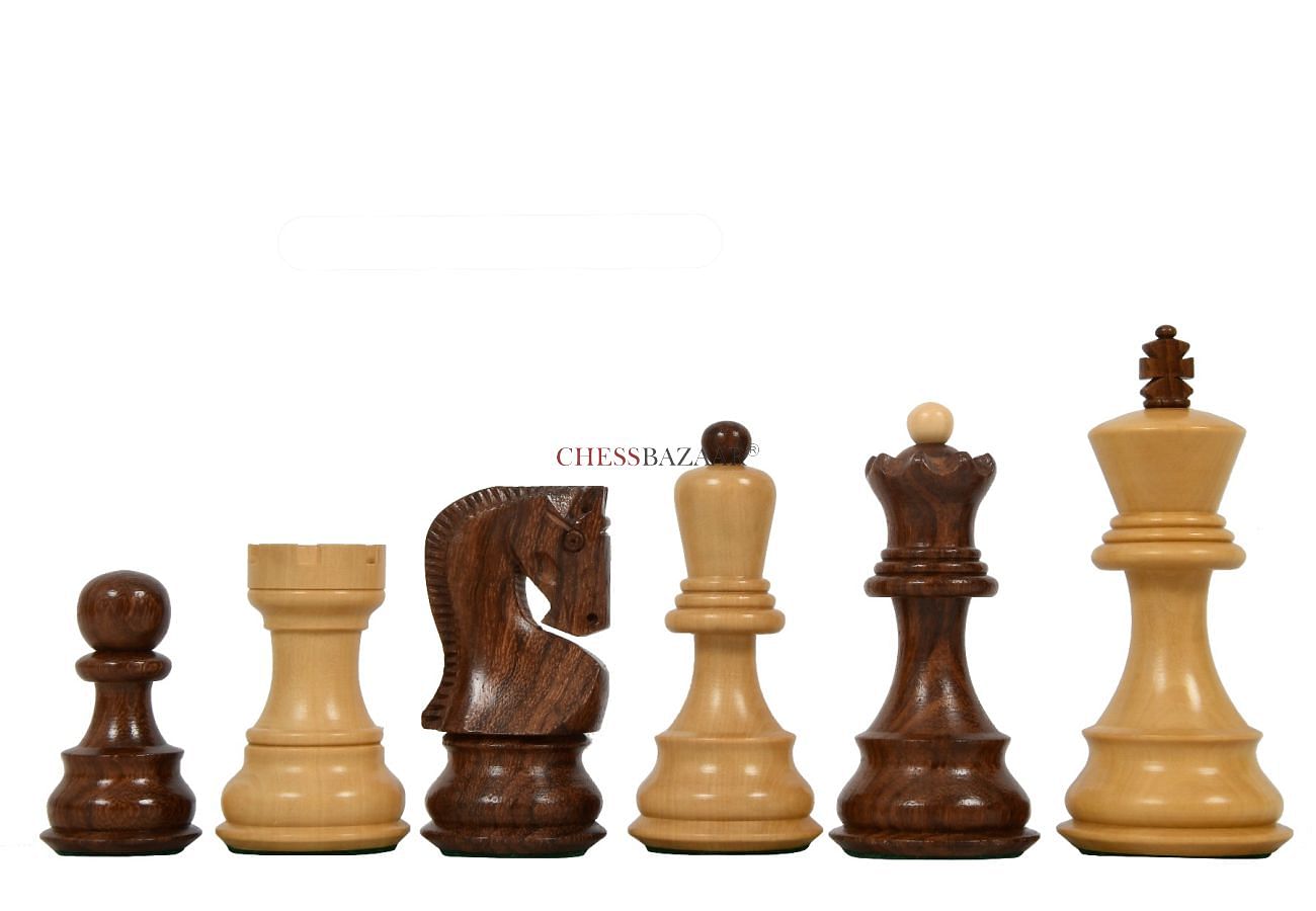 Old 1959 Russian Zagreb Staunton Chess Pieces In Sheesham Wood   Boxwo 