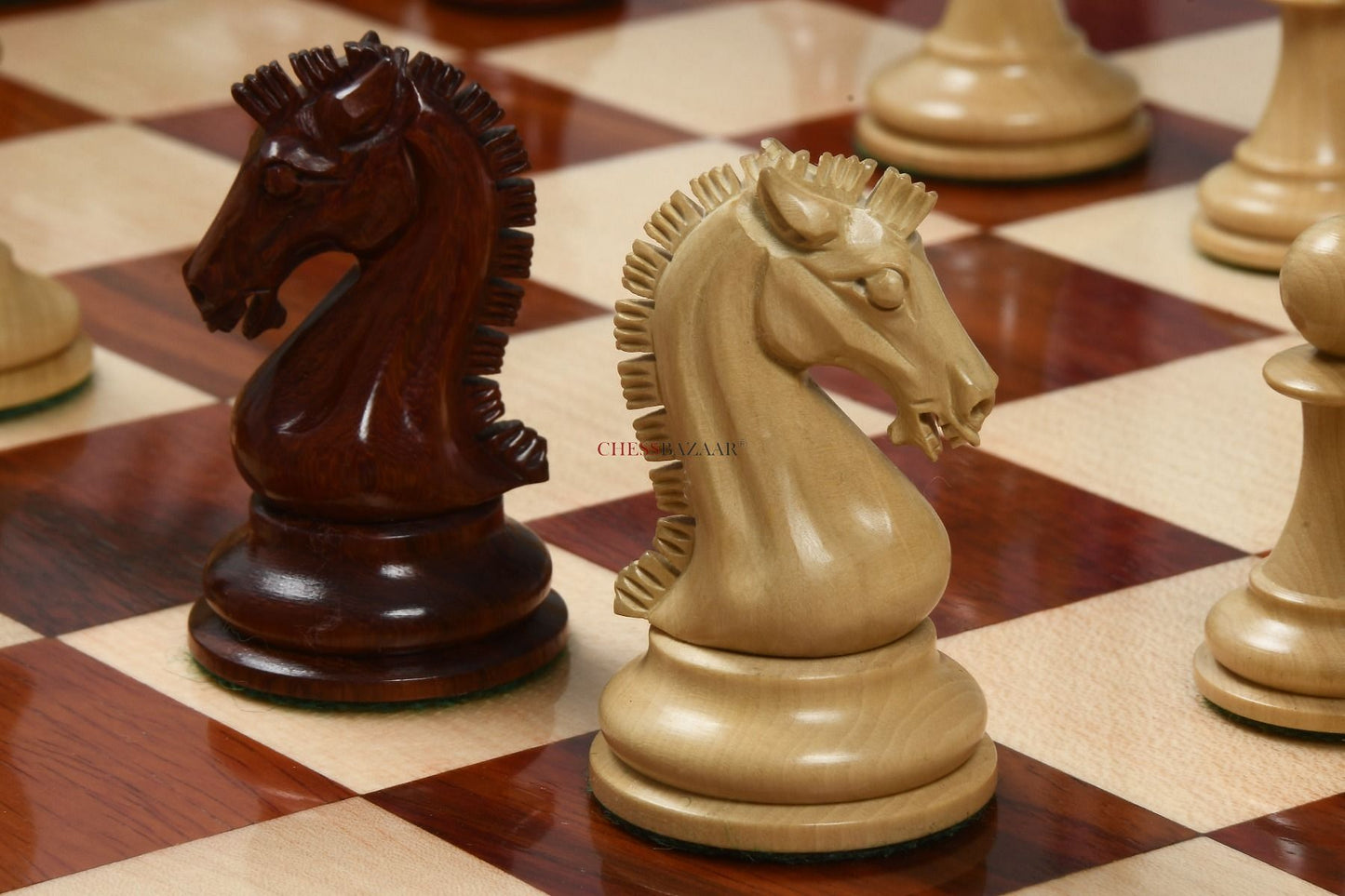The Sinquefield Cup 2017 Reproduced Original Chess Pieces in Bud Rosewood & Boxwood - 3.75" King