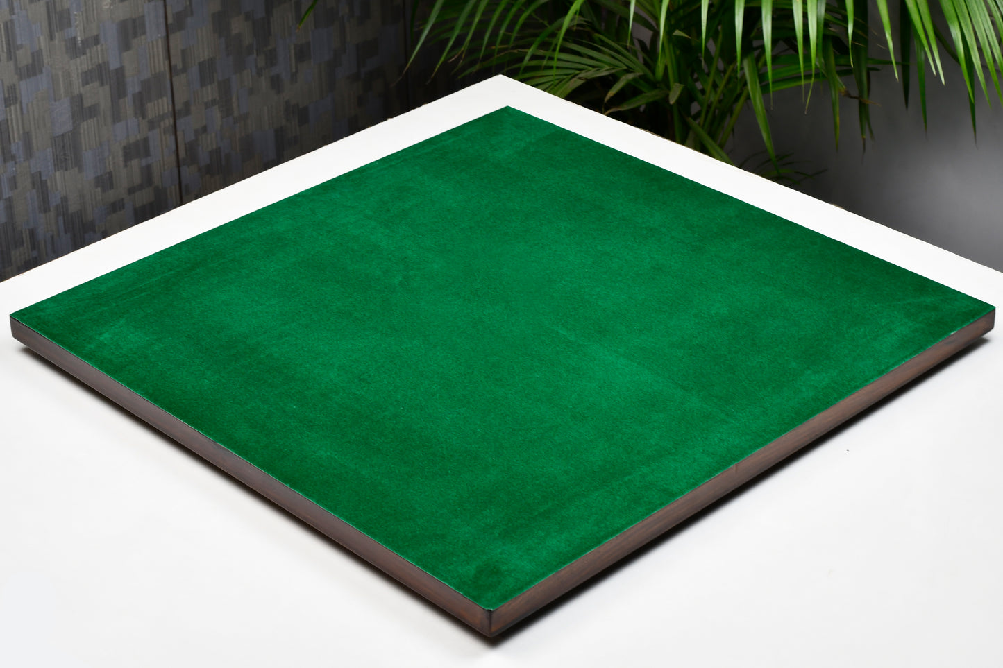 Solid Wooden Indian Chess Board in Genuine Ebony Wood & Maple Wood with Sheesham Wood Border 23" - 60 mm Square