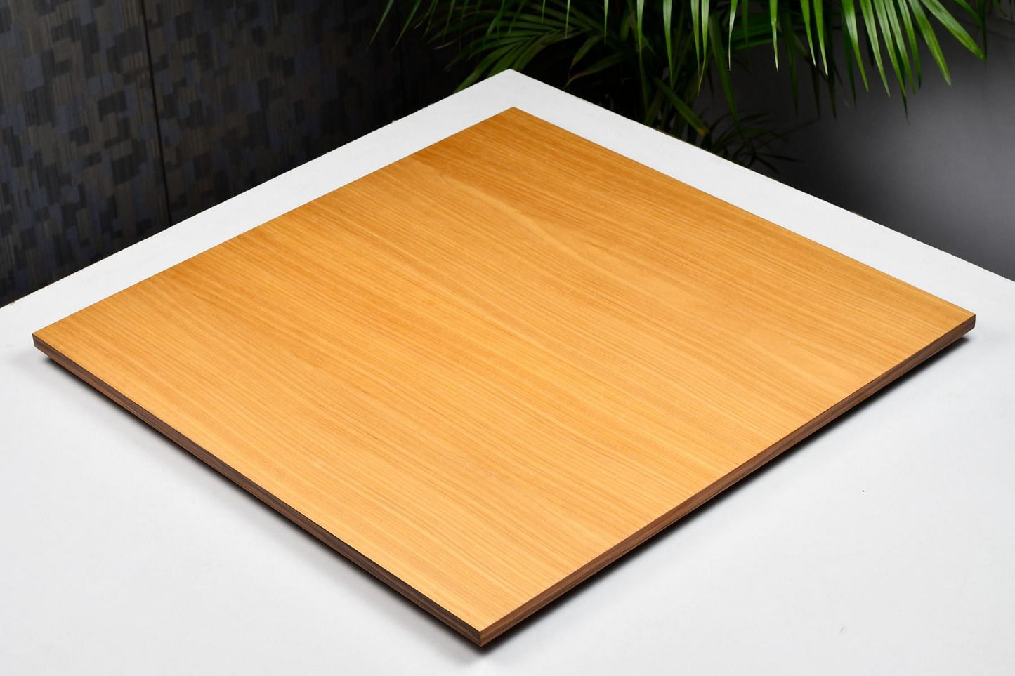 Wooden Deluxe Santos Palisander pr & Sycamore with Matte Finish Chess Board 22" - 55 mm