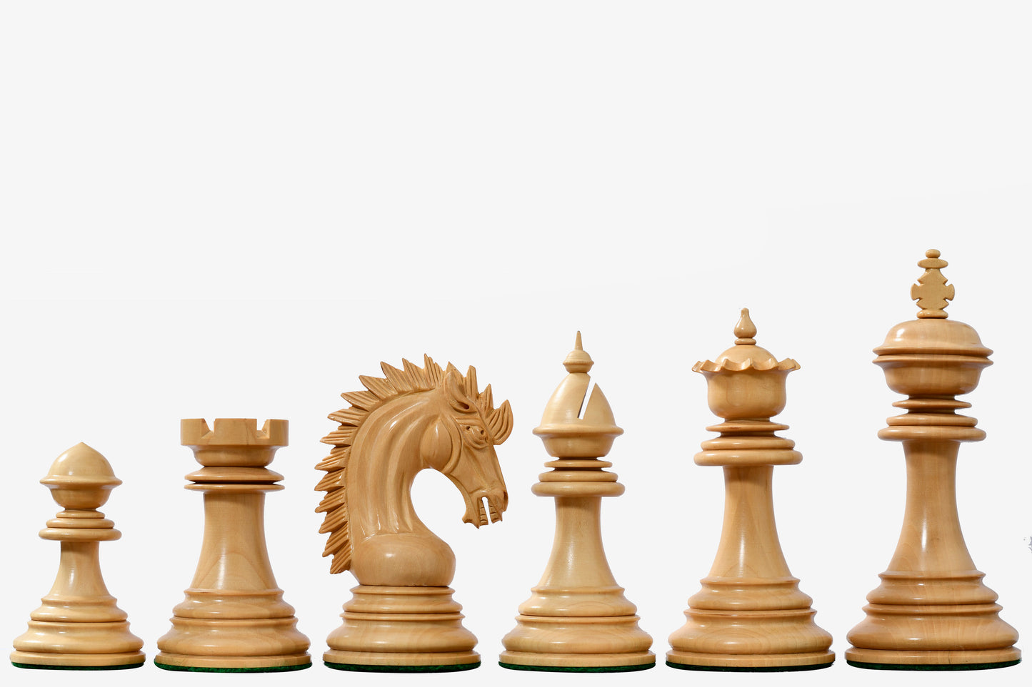 Ferocious Elite Series Chess Pieces in Ebony / Boxwood - 4.45" King