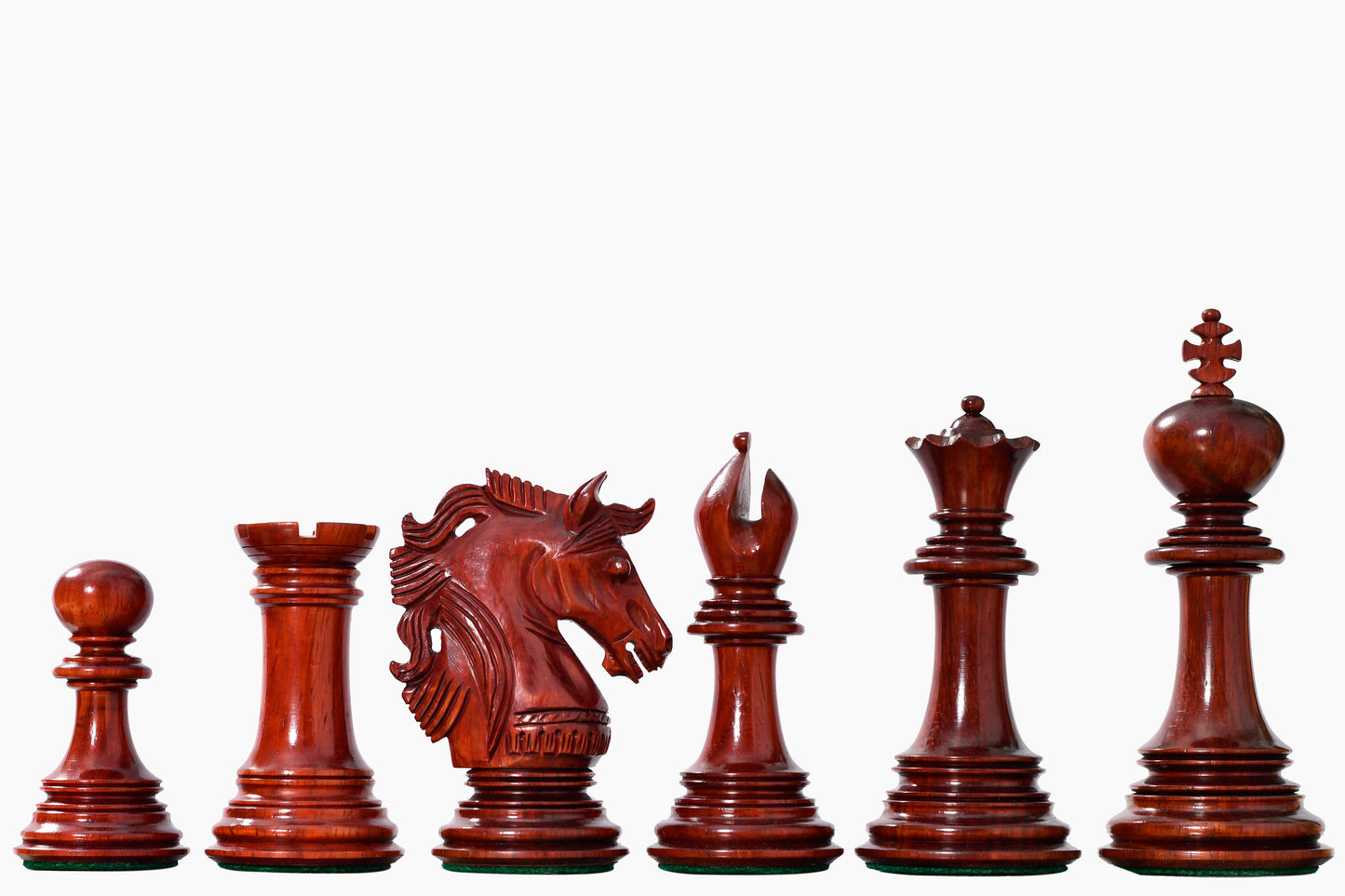 The Crown Heritage Series – A Regal Collection of Luxury Chess Pieces in Bud Rosewood & Natural Boxwood 4.3” King