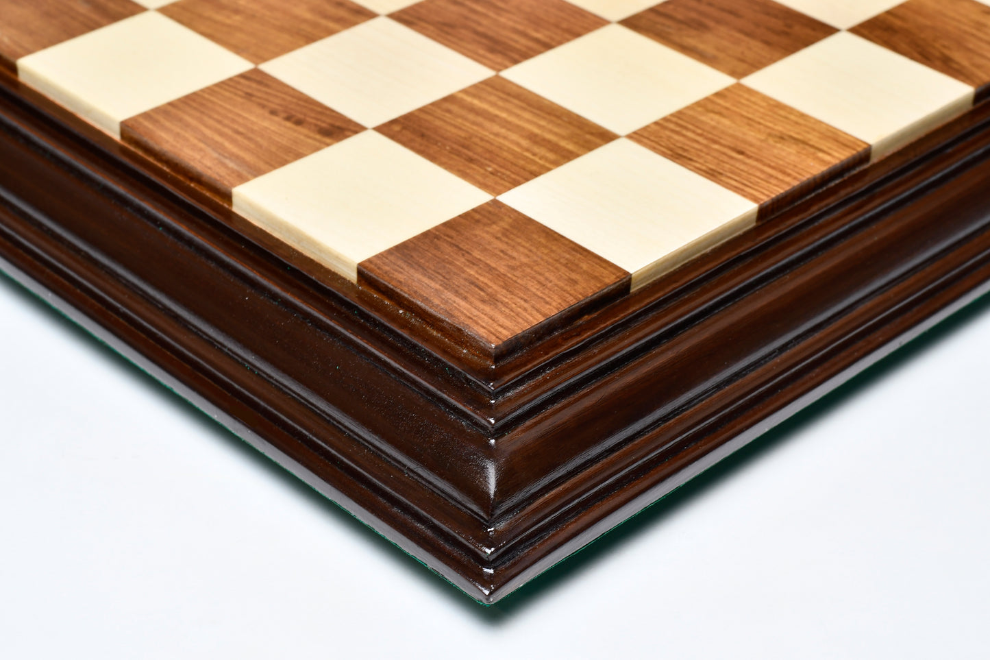 Beautiful Luxury Chess Board Sheesham Wood Maple - 21" 56 mm