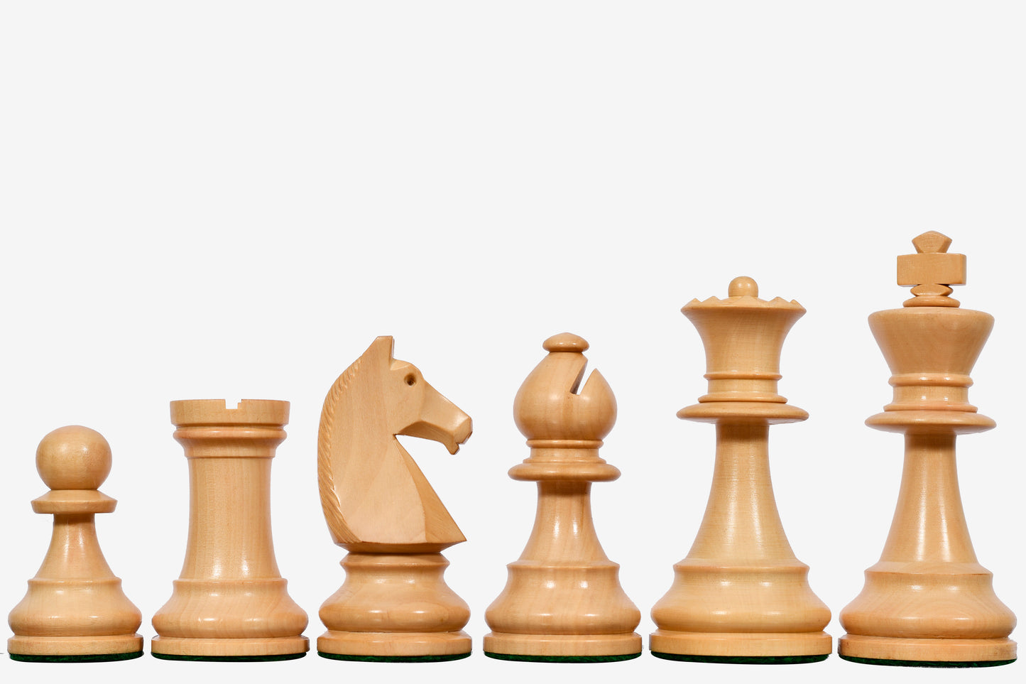 Reproduced 90s French Chavet Championship Tournament Chess Pieces V2.0 in Bud Rosewood / Boxwood - 3.6" King
