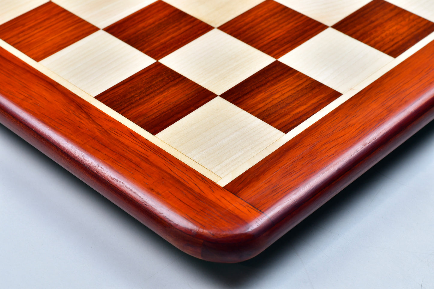 Wooden Chess Board Blood Red Bud Rose Wood 19" - 50 mm