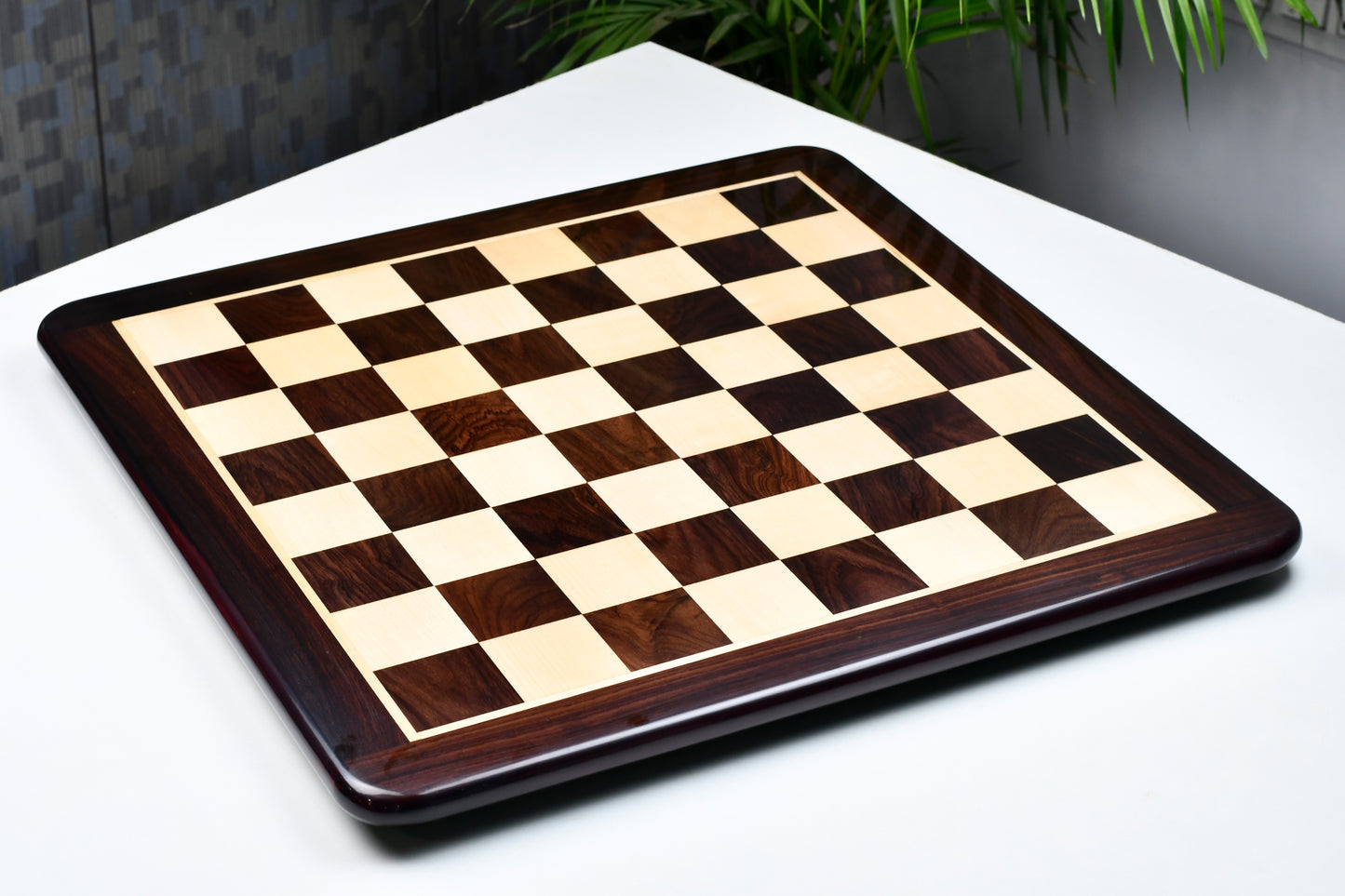 Wooden Chess Board Dark Brown Indian Rosewood 21" - 55 mm