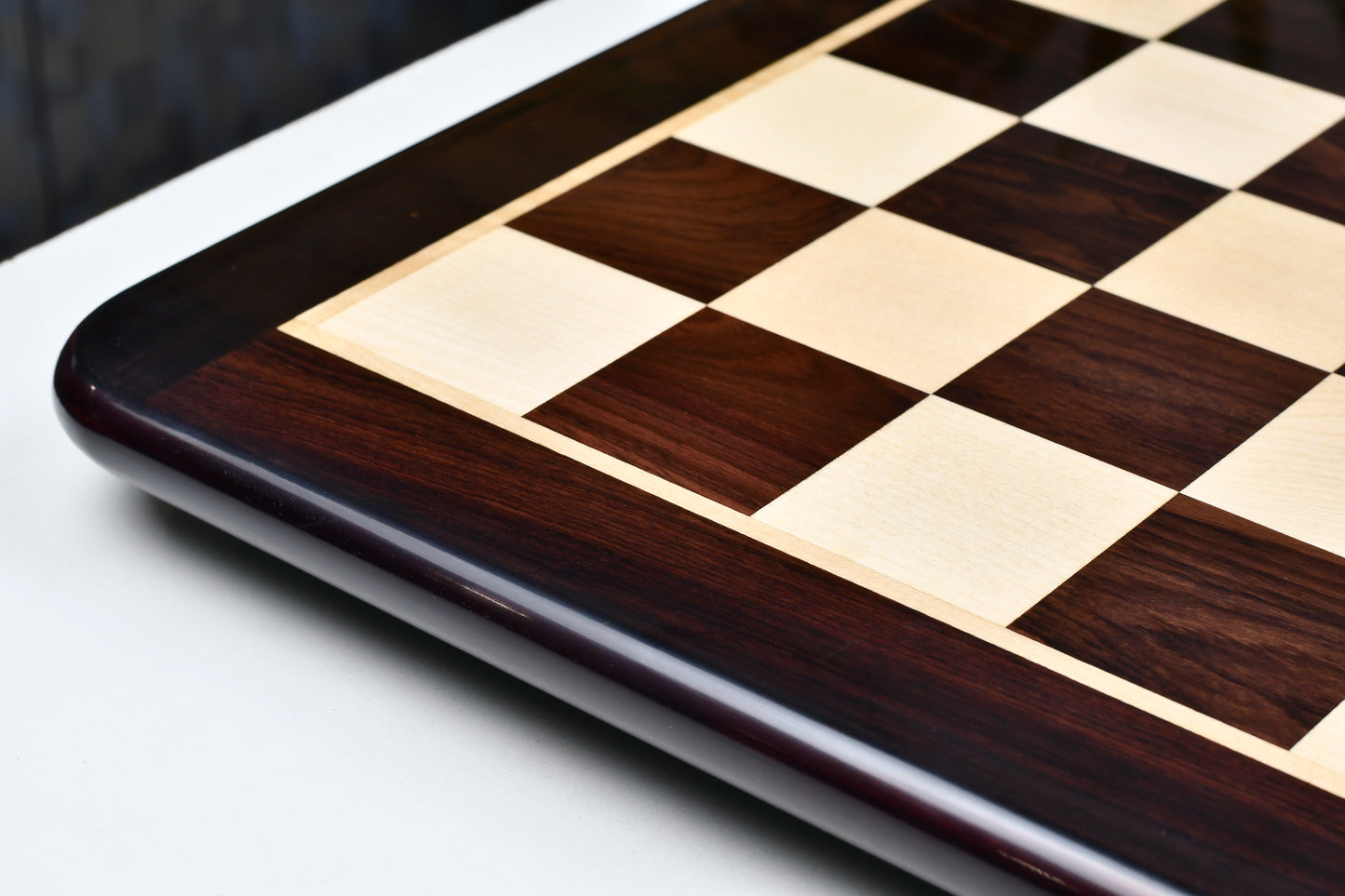 Chess Board Wooden Rose Wood 20" - 50 mm