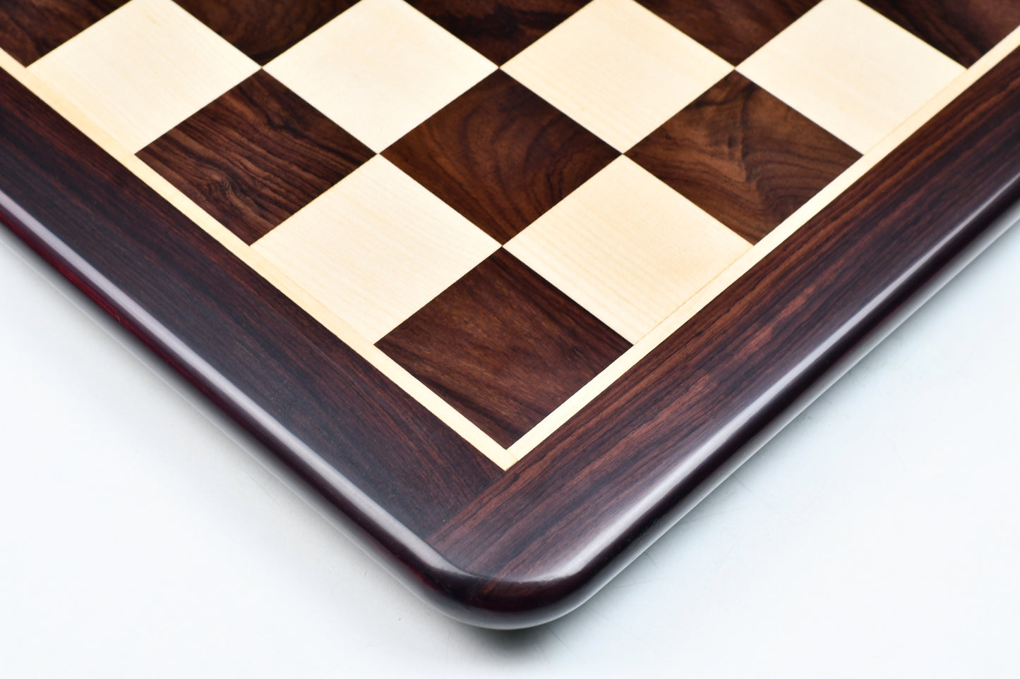 Wooden Chess Board Dark Brown Indian Rosewood 21" - 55 mm