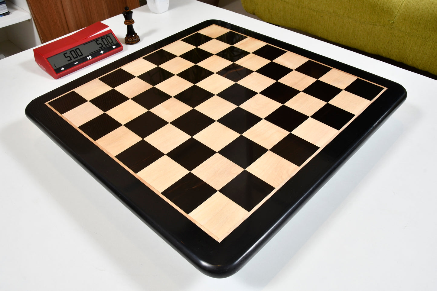 Wooden Chess Board Ebony Wood 19" - 50 mm