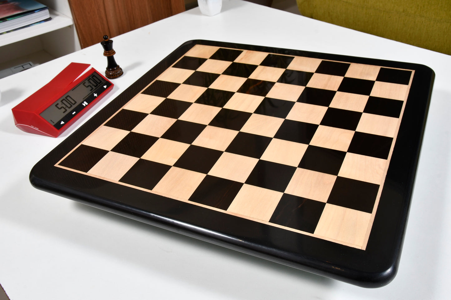 Wooden Chess Board Ebony Wood 19" - 50 mm