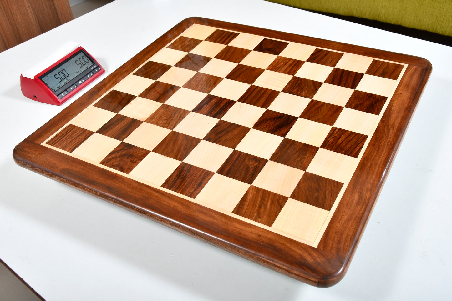 Players Choice Wooden Chess Board Sheesham Wood 21" - 55 mm