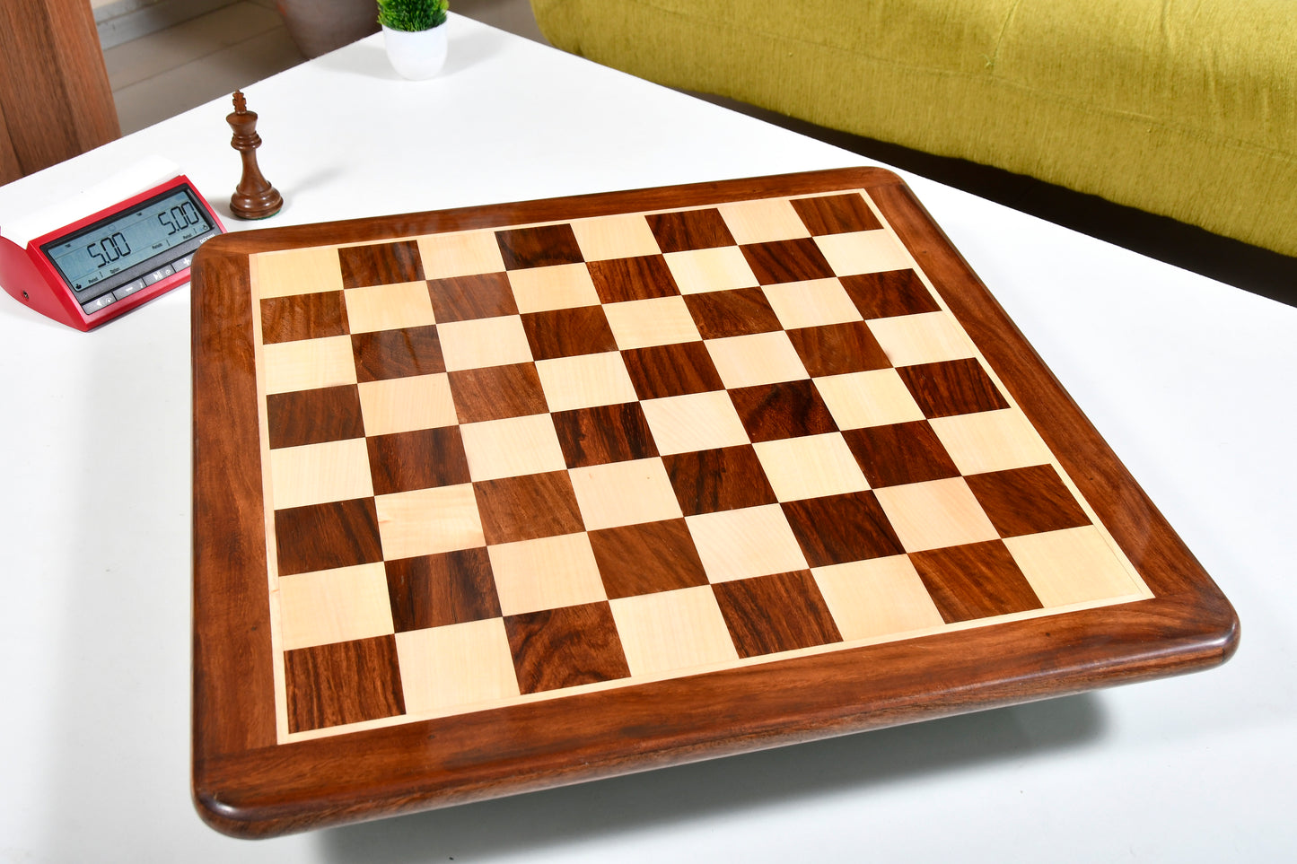 Players Choice Wooden Chess Board Sheesham Wood 21" - 55 mm