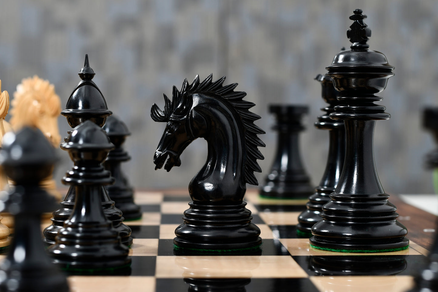 Ferocious Elite Series Chess Pieces in Ebony / Boxwood - 4.45" King
