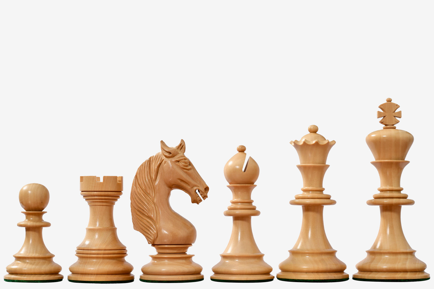 The Monarch’s Gambit Handcrafted Luxury Chess Pieces – in Bud Rosewood & Boxwood 4.4" King