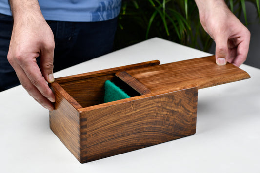 Tournament Chess Storage Box in Sheesham Wood for up to 3.8" Chess Set