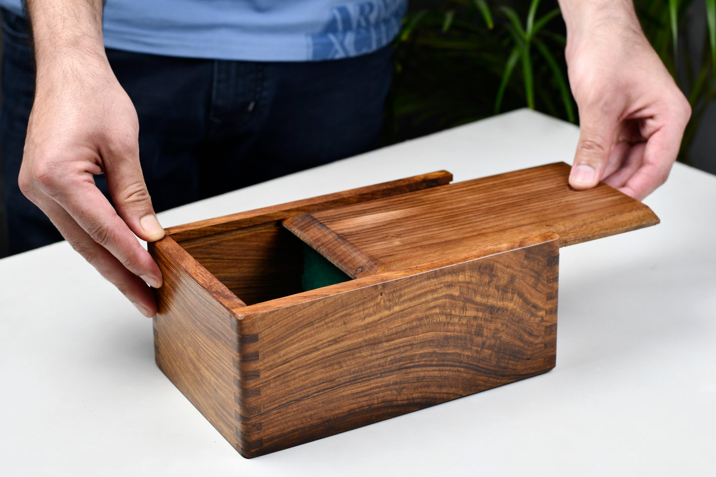 Tournament Chess Storage Box in Sheesham Wood for up to 3.8" Chess Set