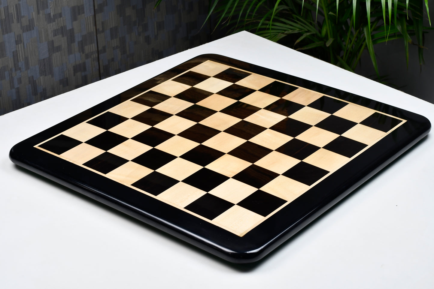 Wooden Chess Board Ebony Wood 19" - 50 mm