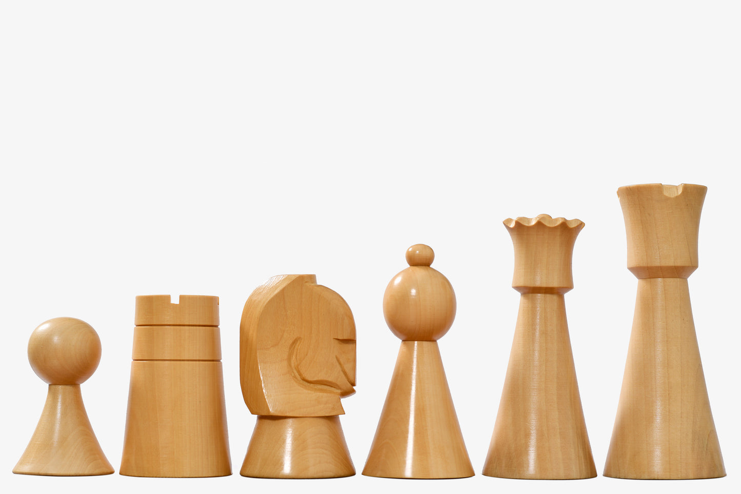 The Australian War Memorial Reproduced Chess Pieces by ACF in Sheesham & Natural Boxwood / King Base Stamping - 3.5" King