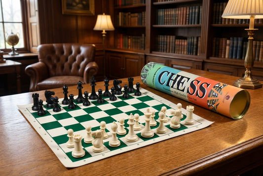 The Checkmate Series Tournament Plastic Chess Set (34 Pieces) Heavily Weighted with Extra Queens - 3.75" King