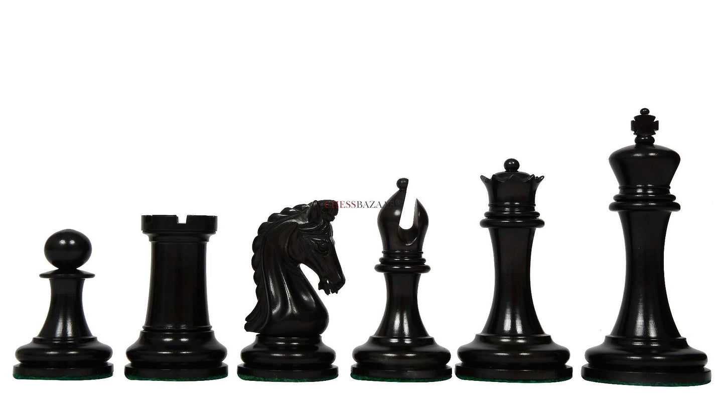 The Imperial Collector Series (Sinquefield Cup 2014) Chess Pieces V2.0 in Ebony Wood & Box Wood - 3.75" King