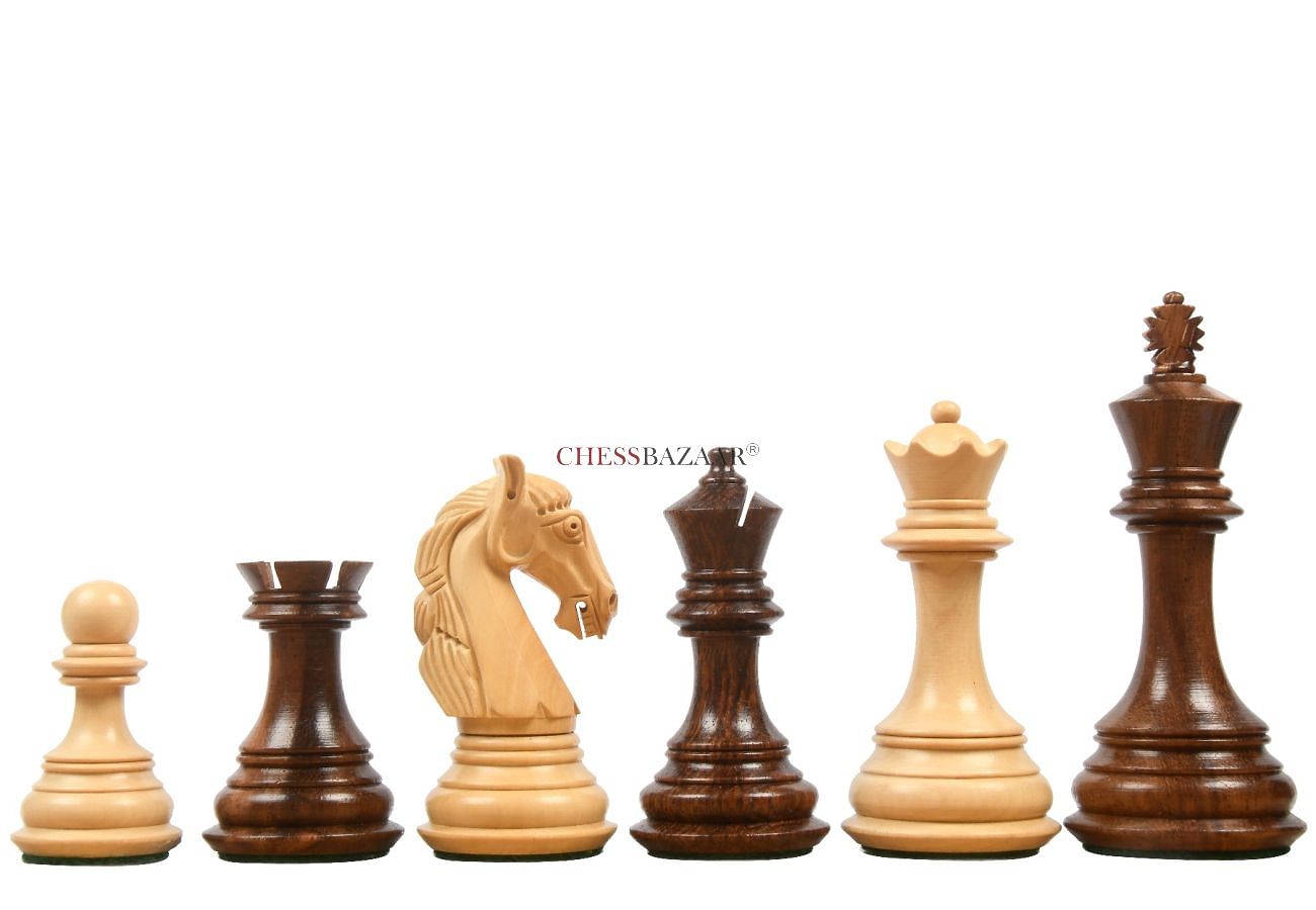 The New Columbian Staunton Series Chess Pieces in Sheesham & Box wood ...