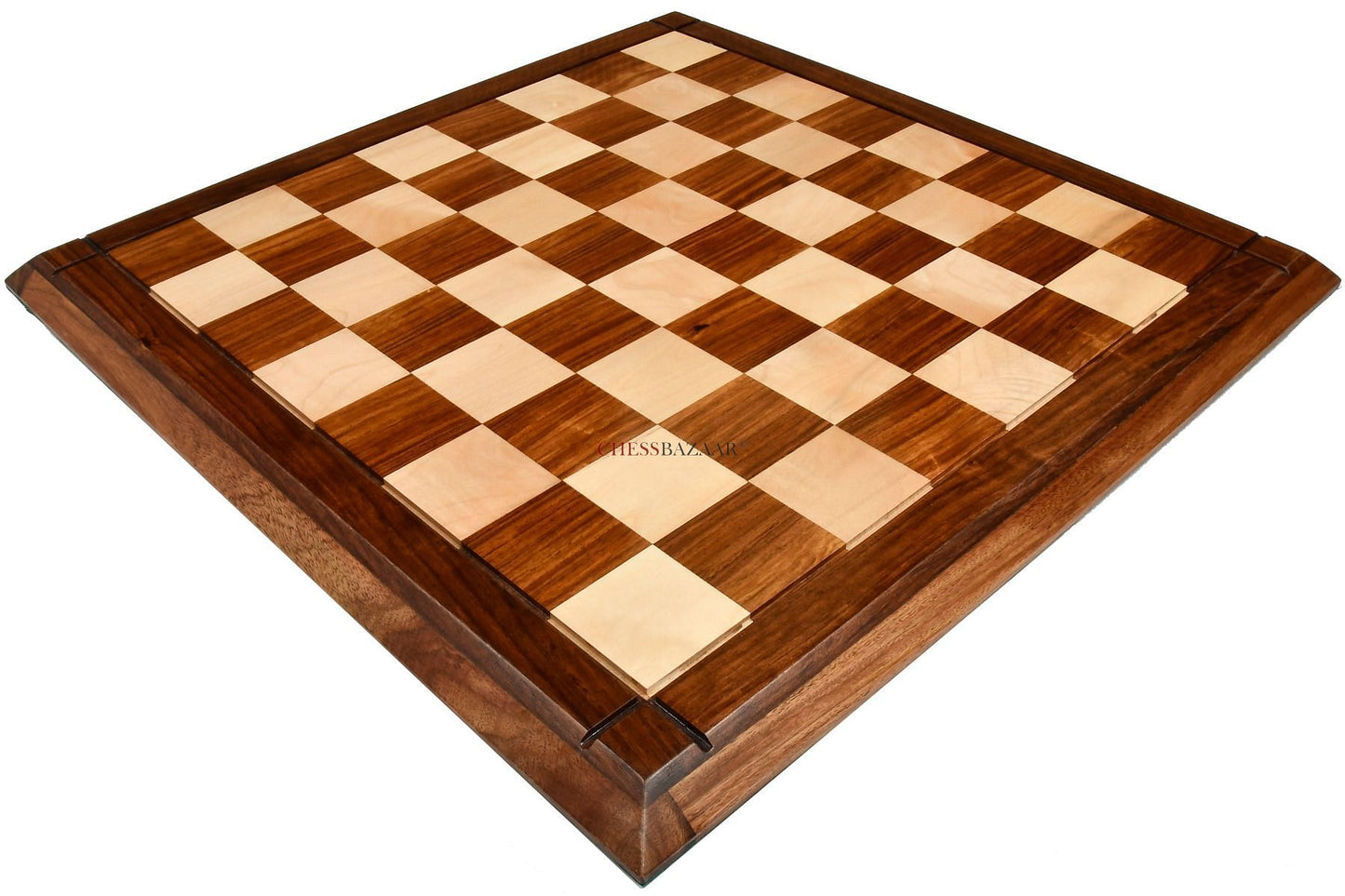 Deluxe Sheesham Solid Wood Maple Wooden Chess Board 21" - 55 mm