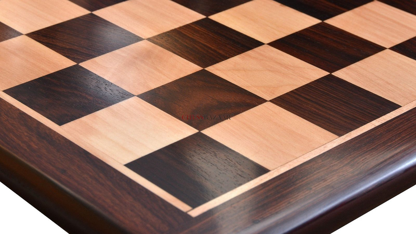 Chess Board Wooden Rose Wood 20" - 50 mm