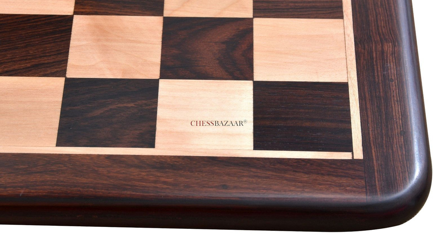 Chess Board Wooden Rose Wood 20" - 50 mm