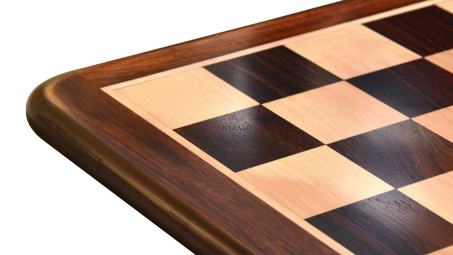 Chess Board Wooden Rose Wood 20" - 50 mm