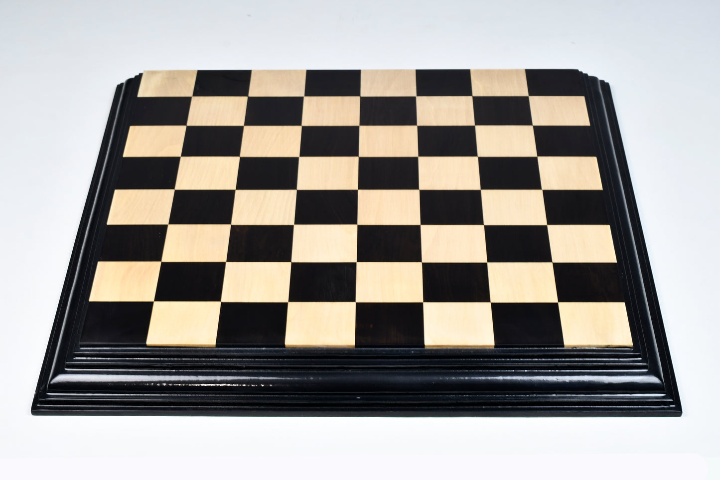 Luxury Chess Board Ebony Box Wood - 21" 55 mm square