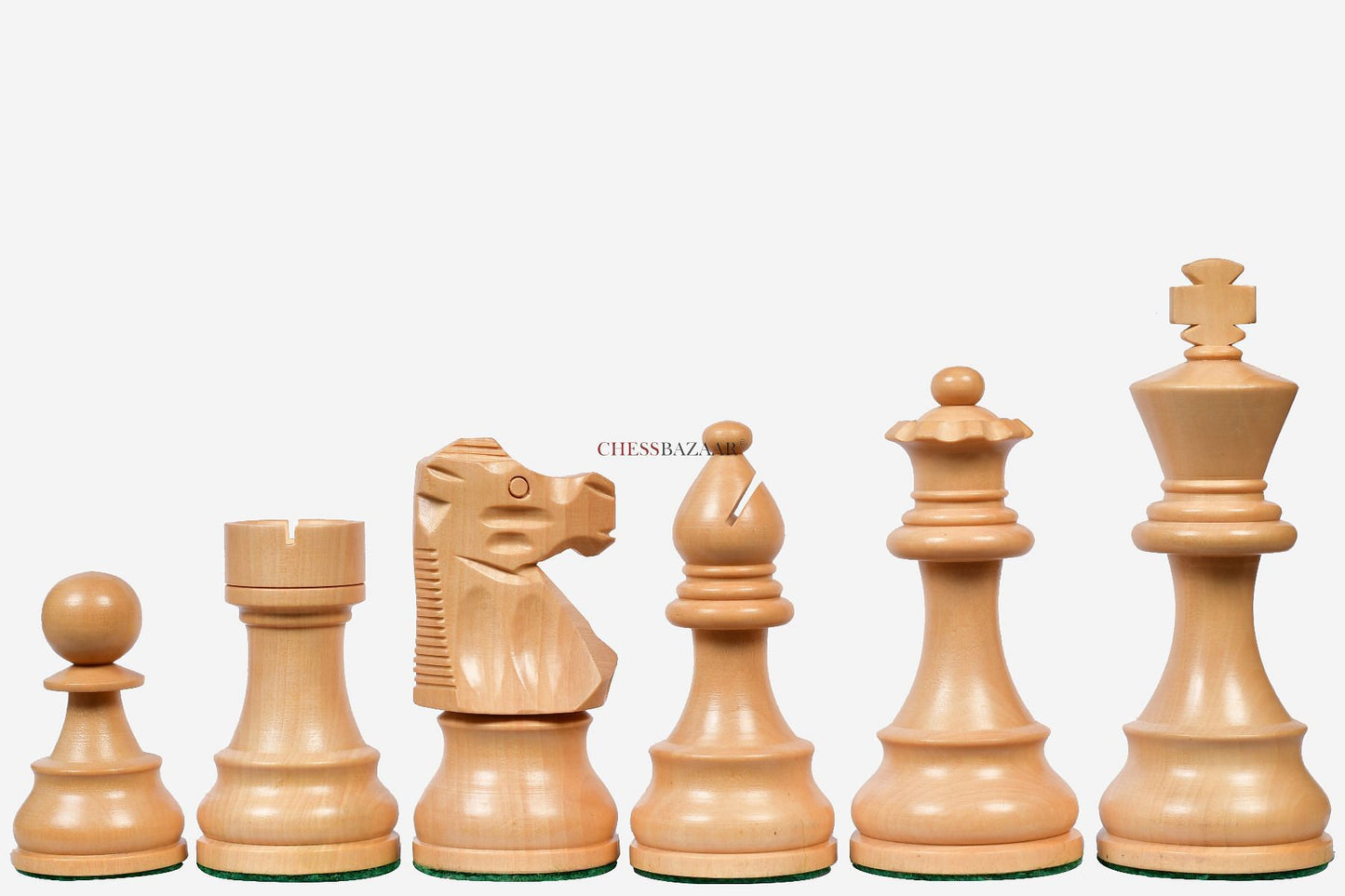 Reproduced French Lardy Exclusive Weighted Chess Pieces in Sheesham(Golden Rosewood) / Box wood - 3.75" Extra Queens