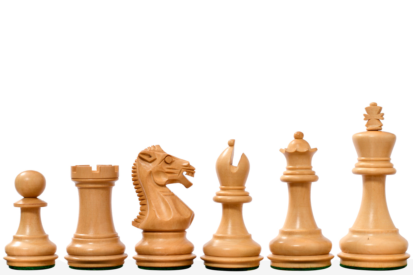 The Laughing Knight Series Chess Pieces in Ebonized & Boxwood - 3.0" King