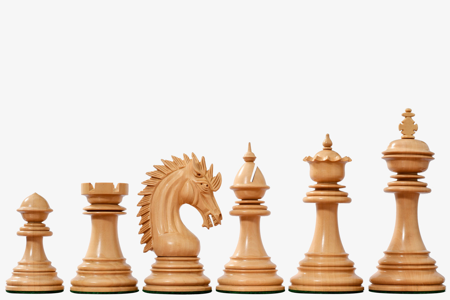 Ferocious Elite Series Chess Pieces in Bud Rosewood / Boxwood - 4.45" King