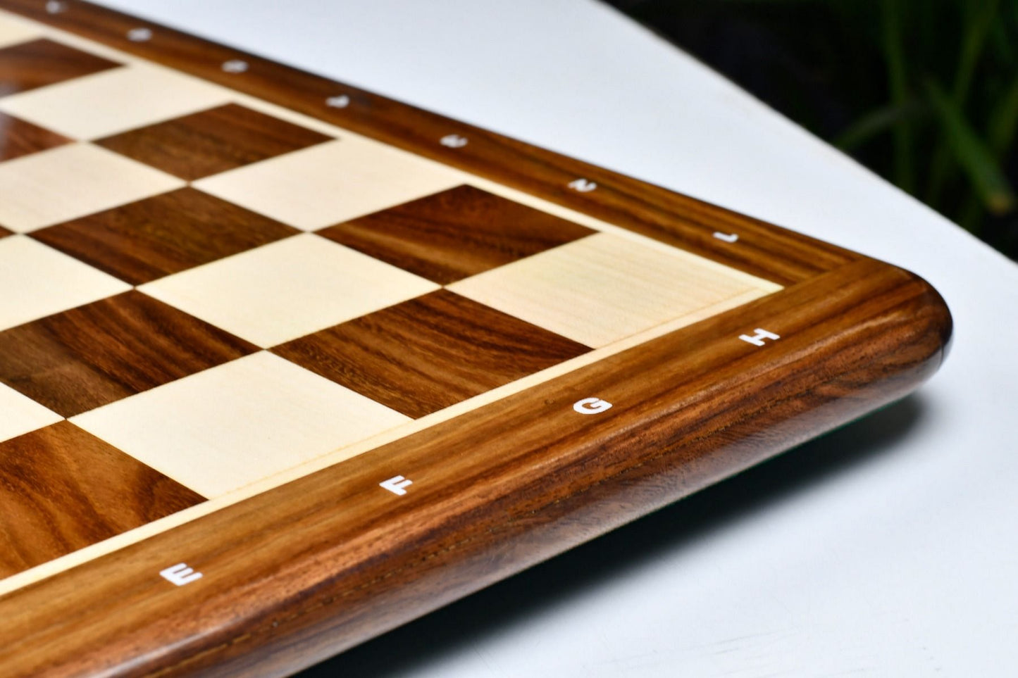 Wooden Chess Board Sheesham Wood and Maple Wood in Notation in 19" - 50 mm