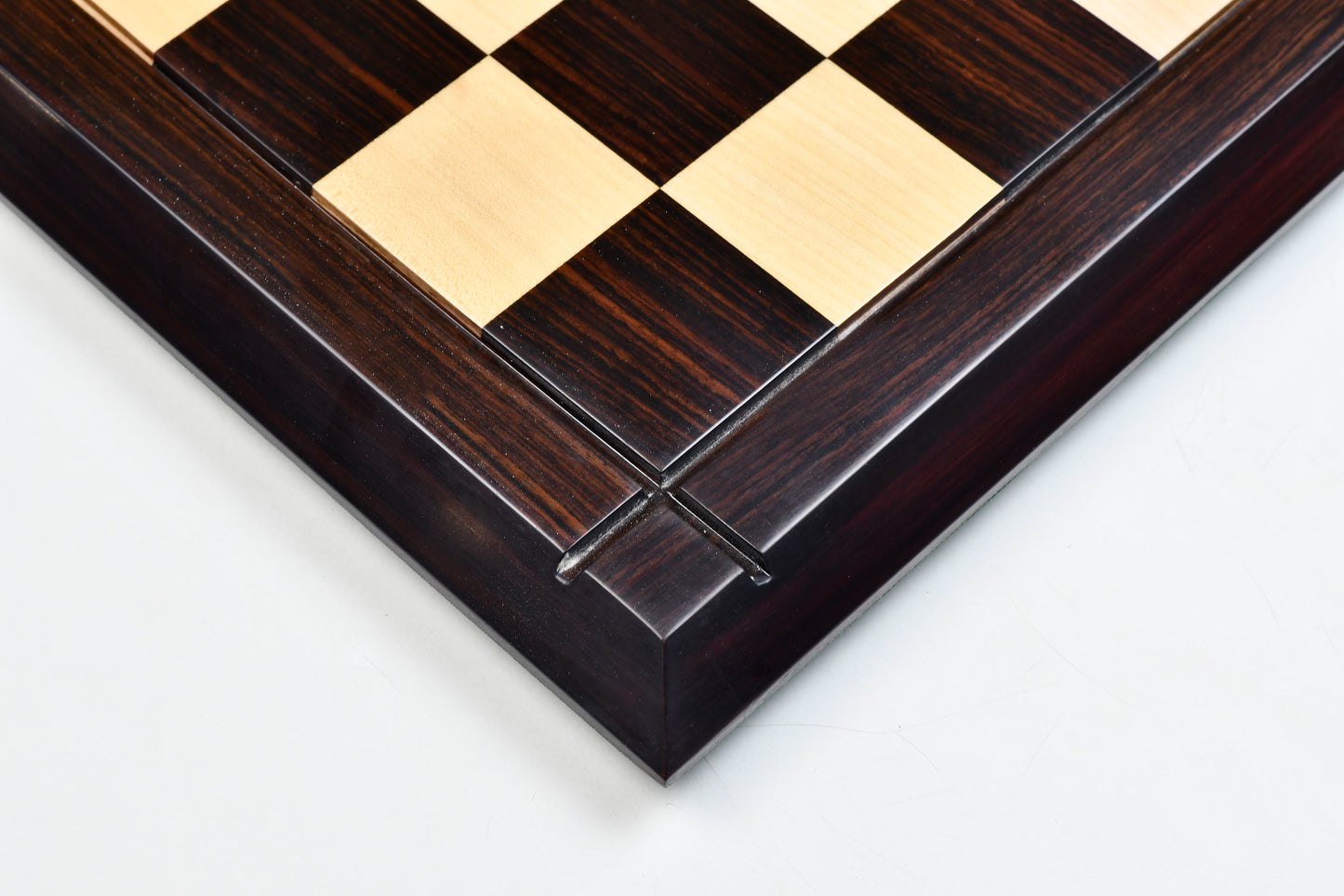 Deluxe Indian Rosewood / Maple Wooden Chess Board 21" - 55 mm