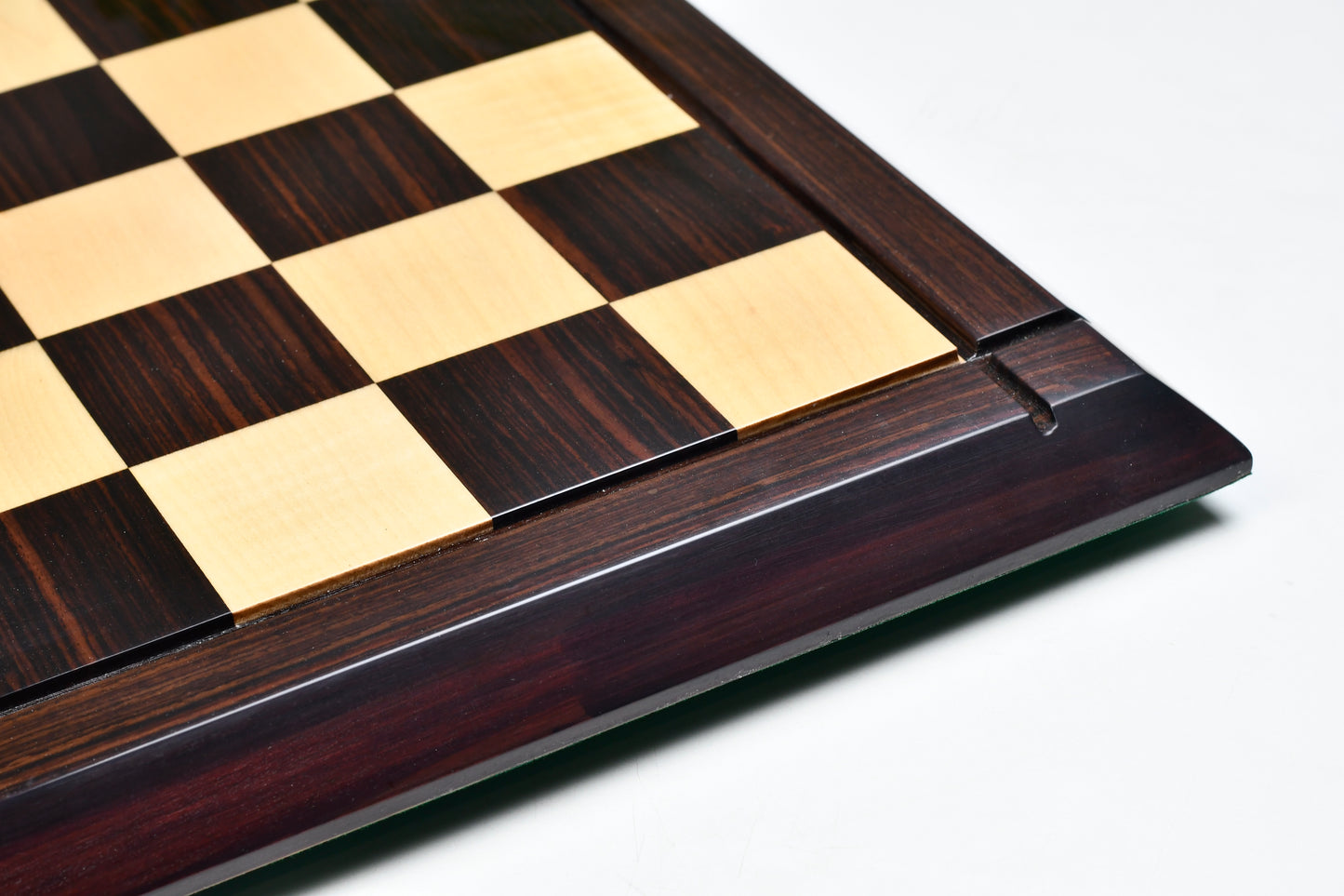 Deluxe Indian Rosewood / Maple Wooden Chess Board 23" - 60 mm