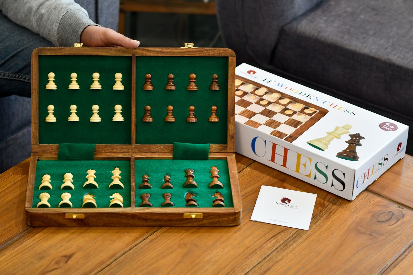 Buy 14" Magnetic Chess Set & Get a FREE 10" Magnetic Chess Set